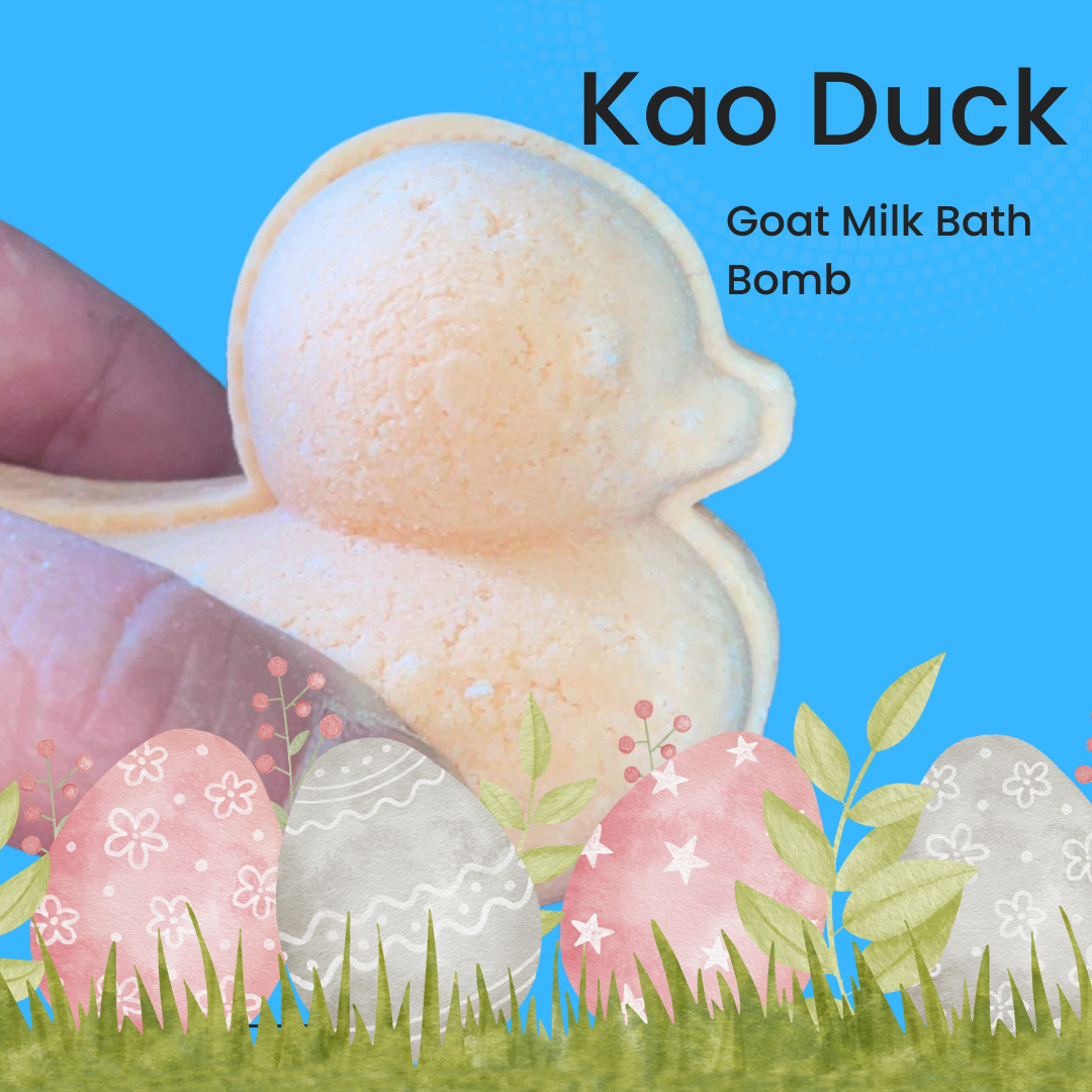 Kao Duck: Fizzing Goat Milk Bath Bombs