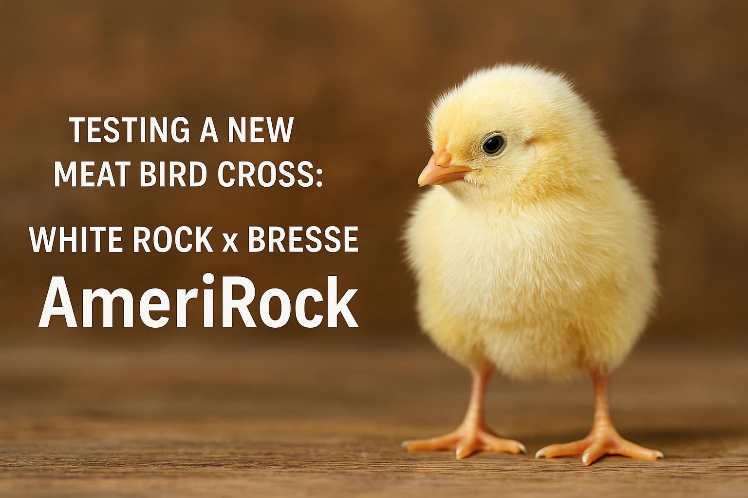 Testing a New Meat Bird Cross: Amerirocks
