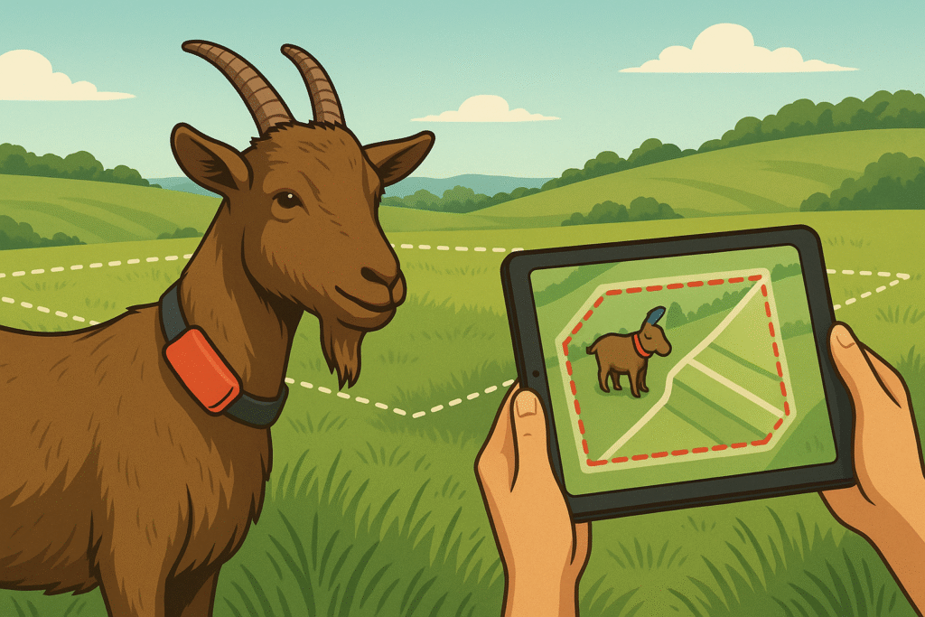 goat virtual fencing