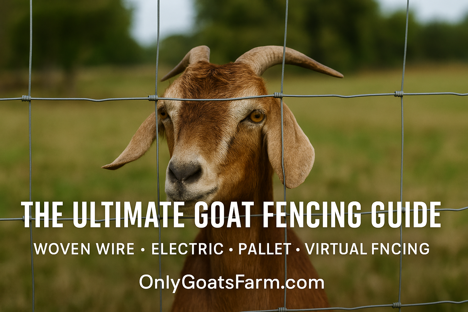 The Ultimate Guide to Fencing Options for Goats (Yes, Even the Escape Artists)
