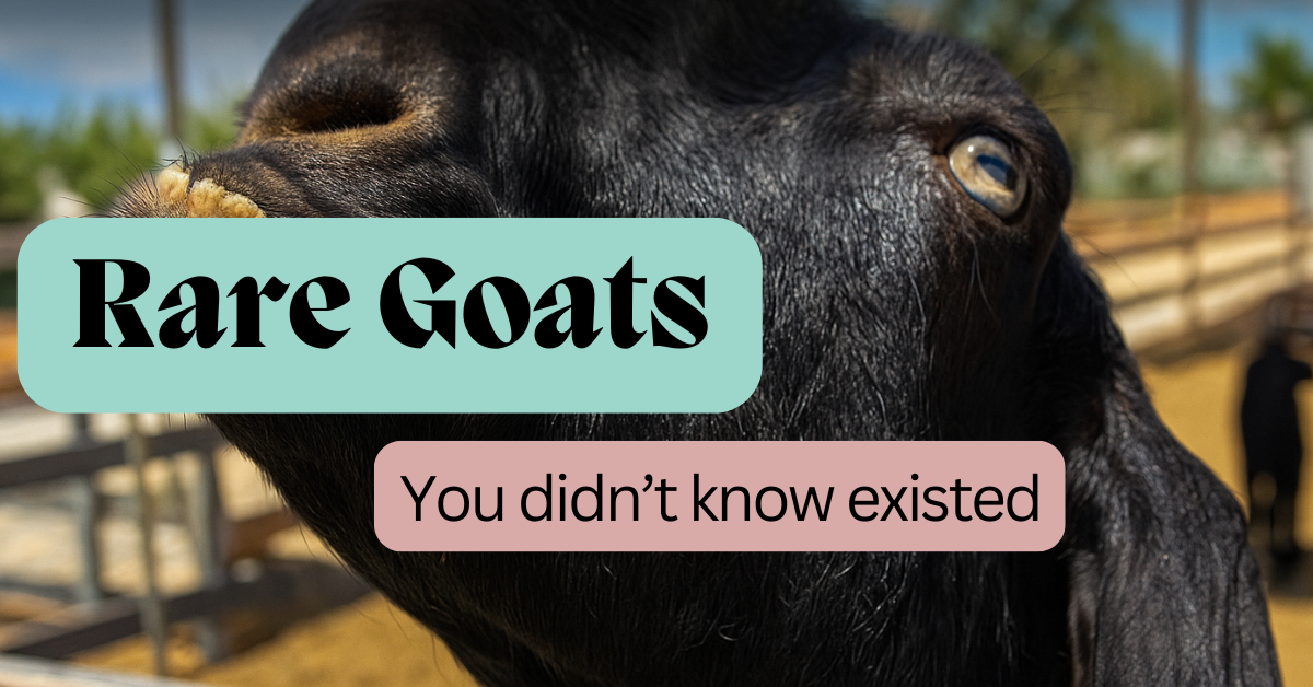 Rare goats you didn't know existed