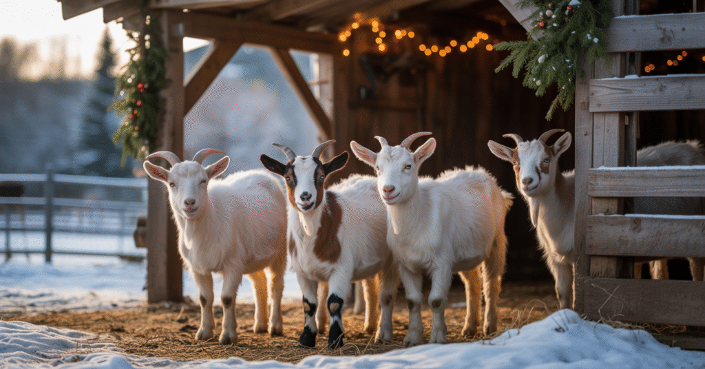 goats for the holidays
