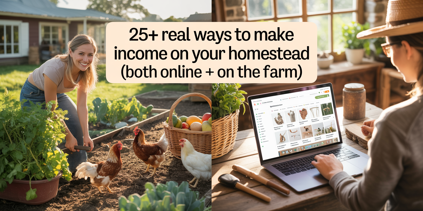 ways to make money on the homestead