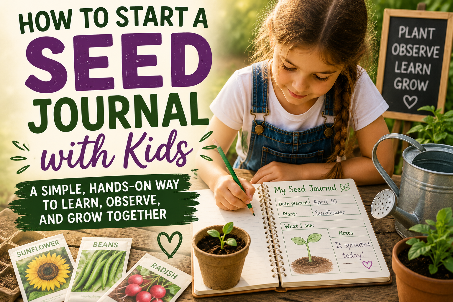 seed journal homestead homeschool