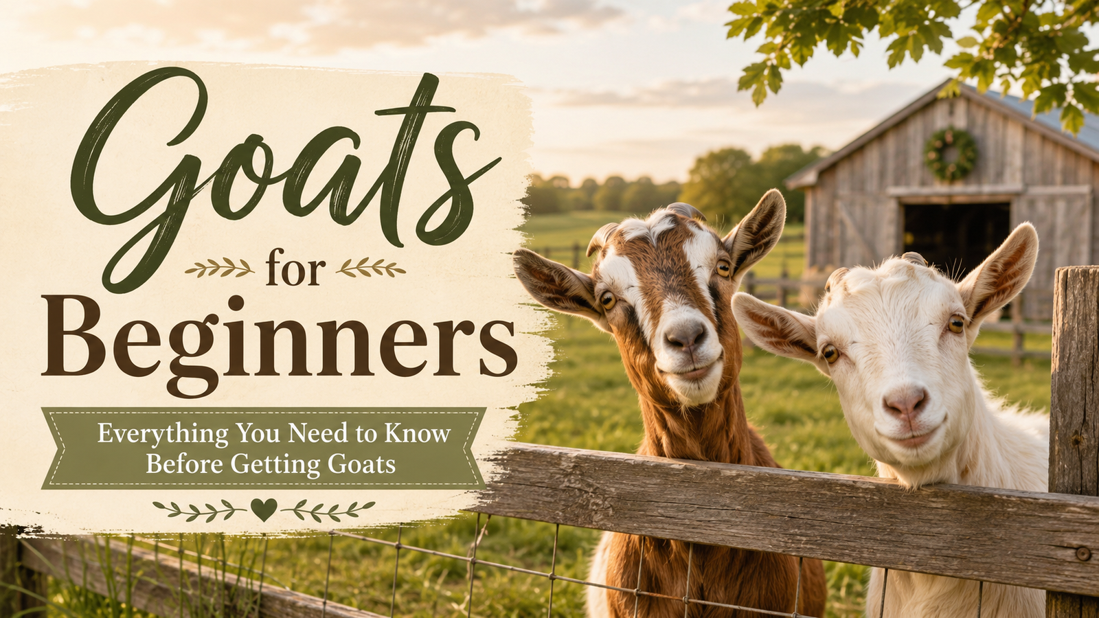 goats for beginners