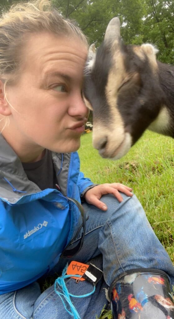 First goat