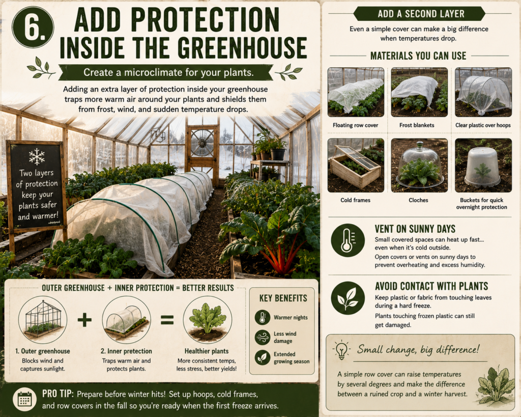 Heat greenhouse add protection