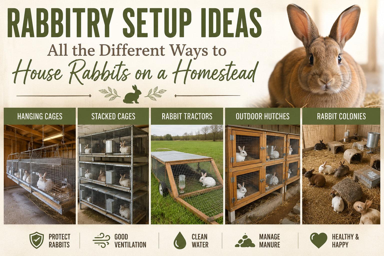 Rabbit setup ideas