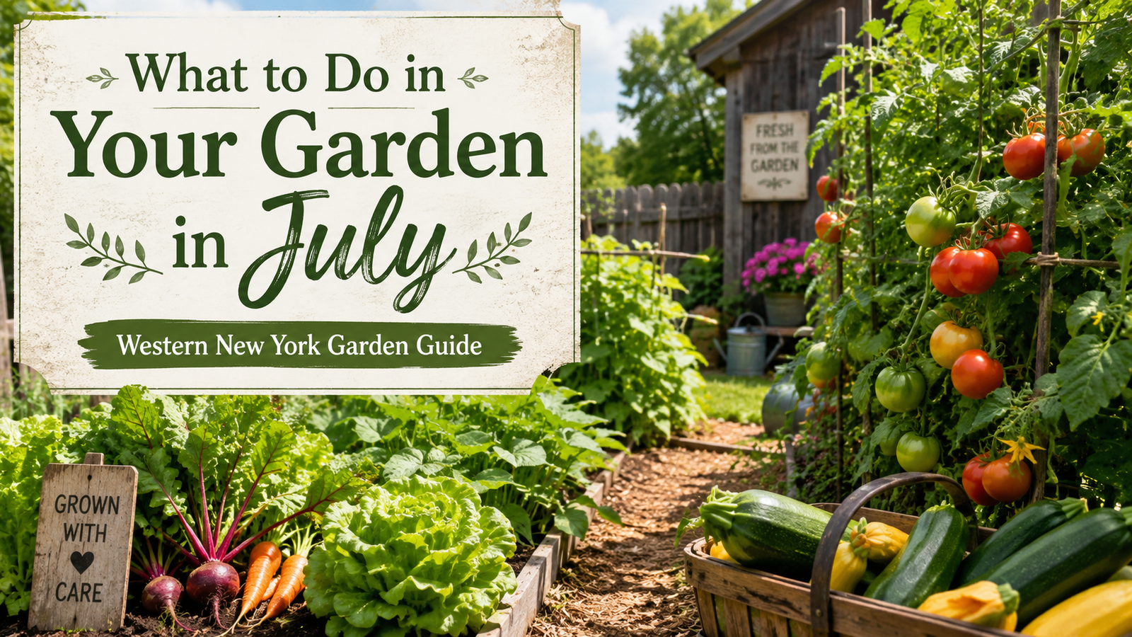 Wny garden in july