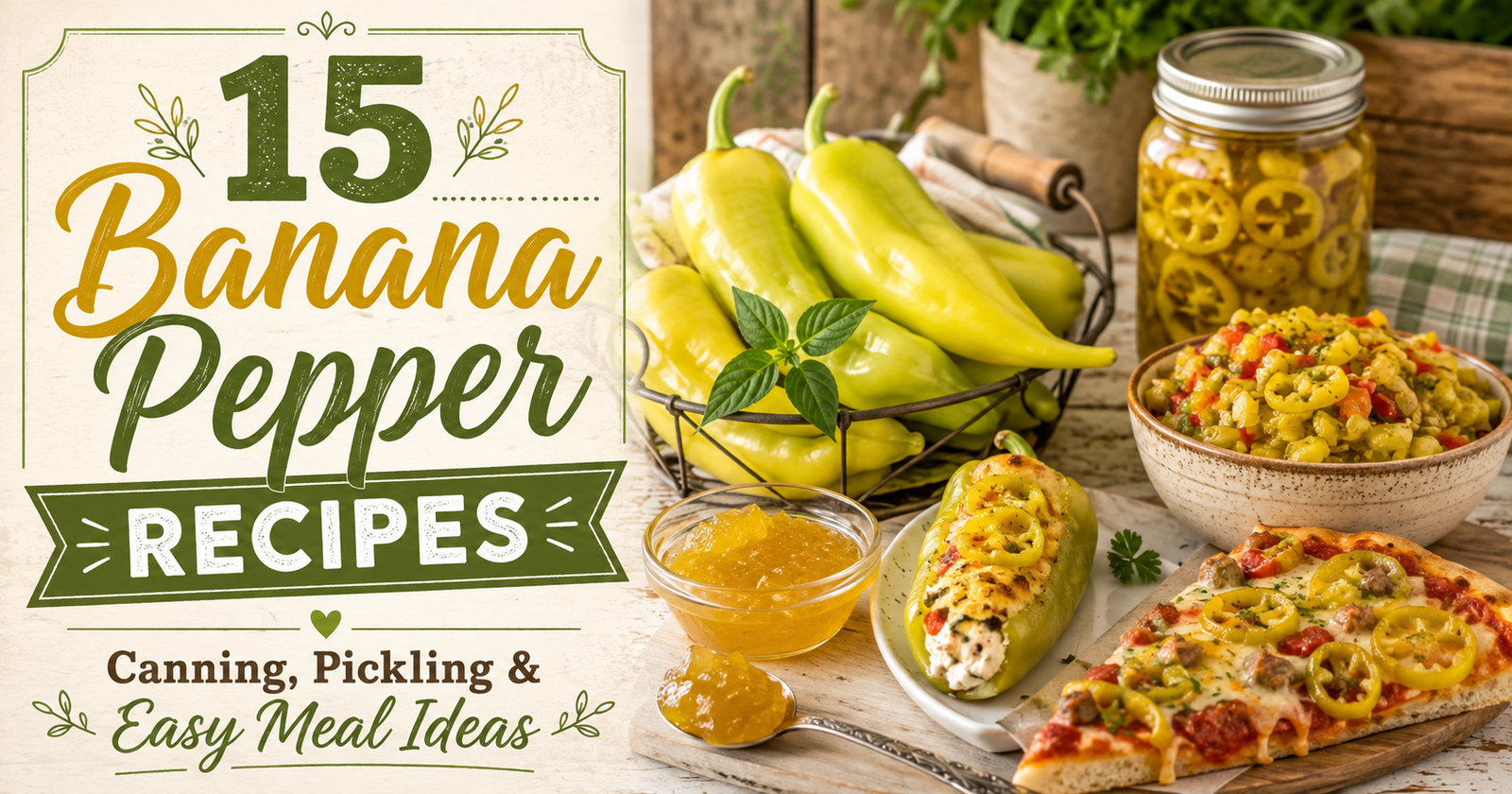What to Do With Banana Peppers: 15 Easy Recipes