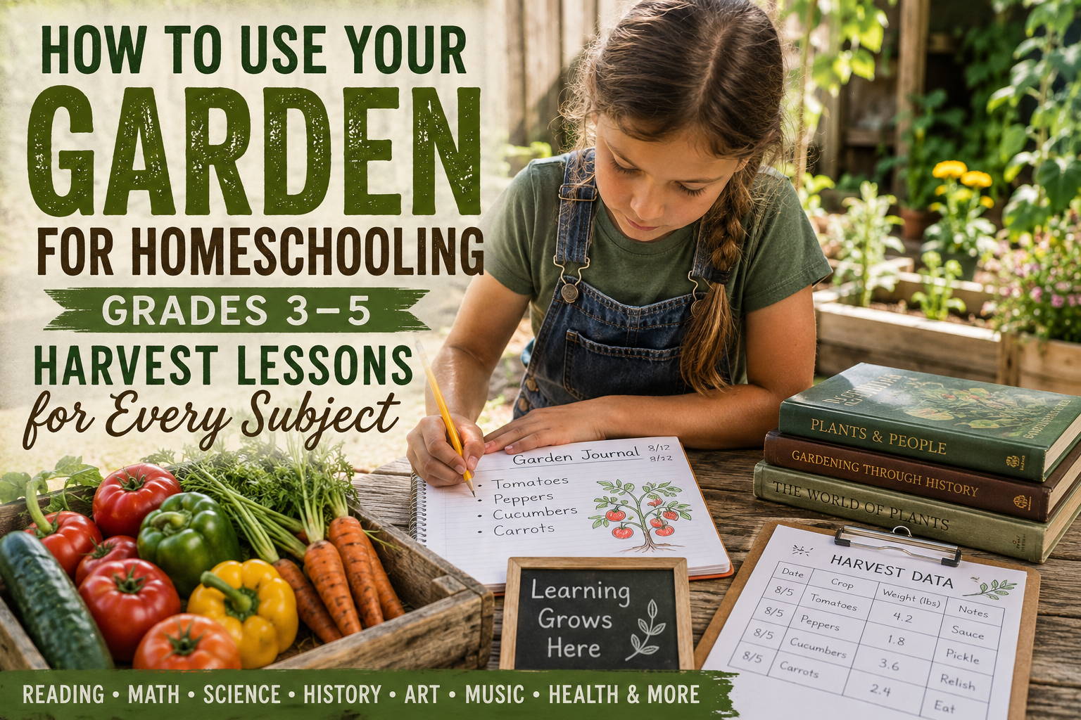Garden homeschooling grades 3