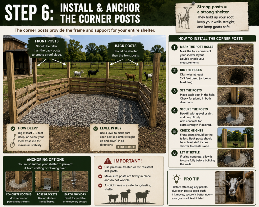 Goat pallet house step