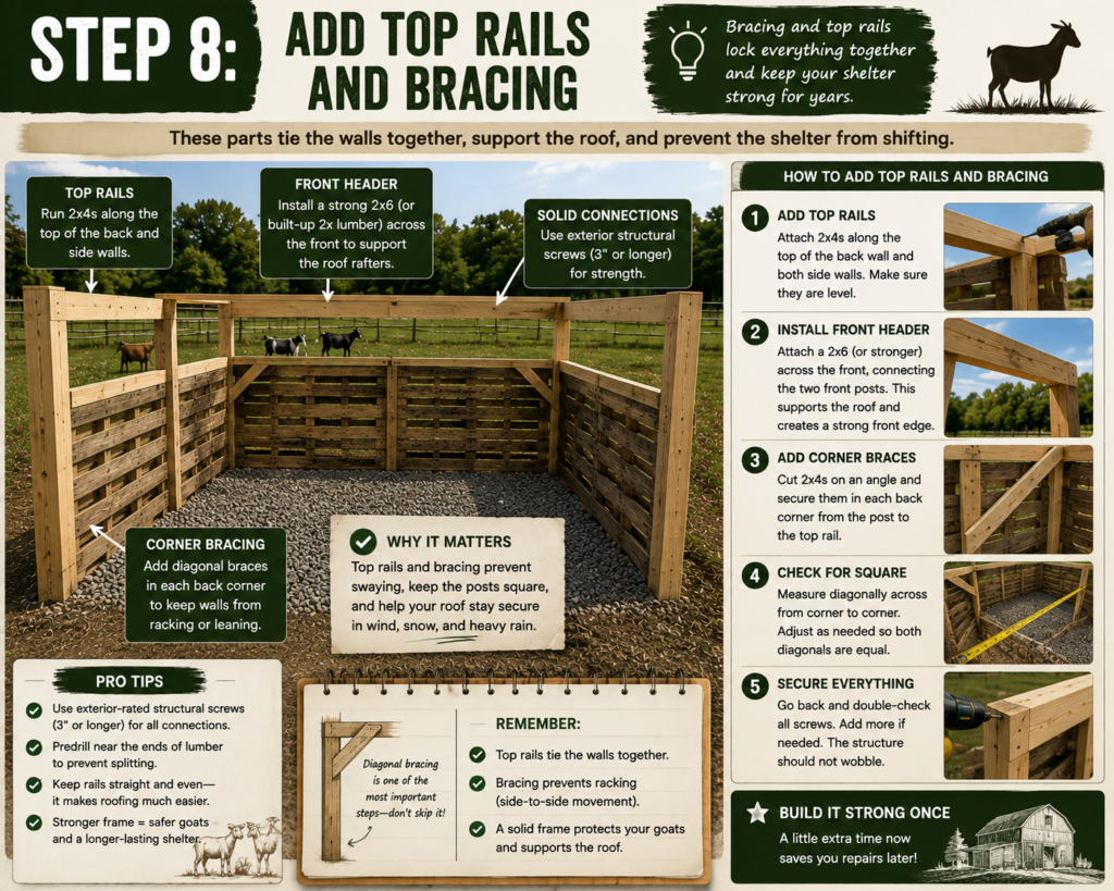 Goat pallet house step