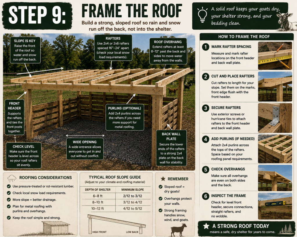Goat pallet house step
