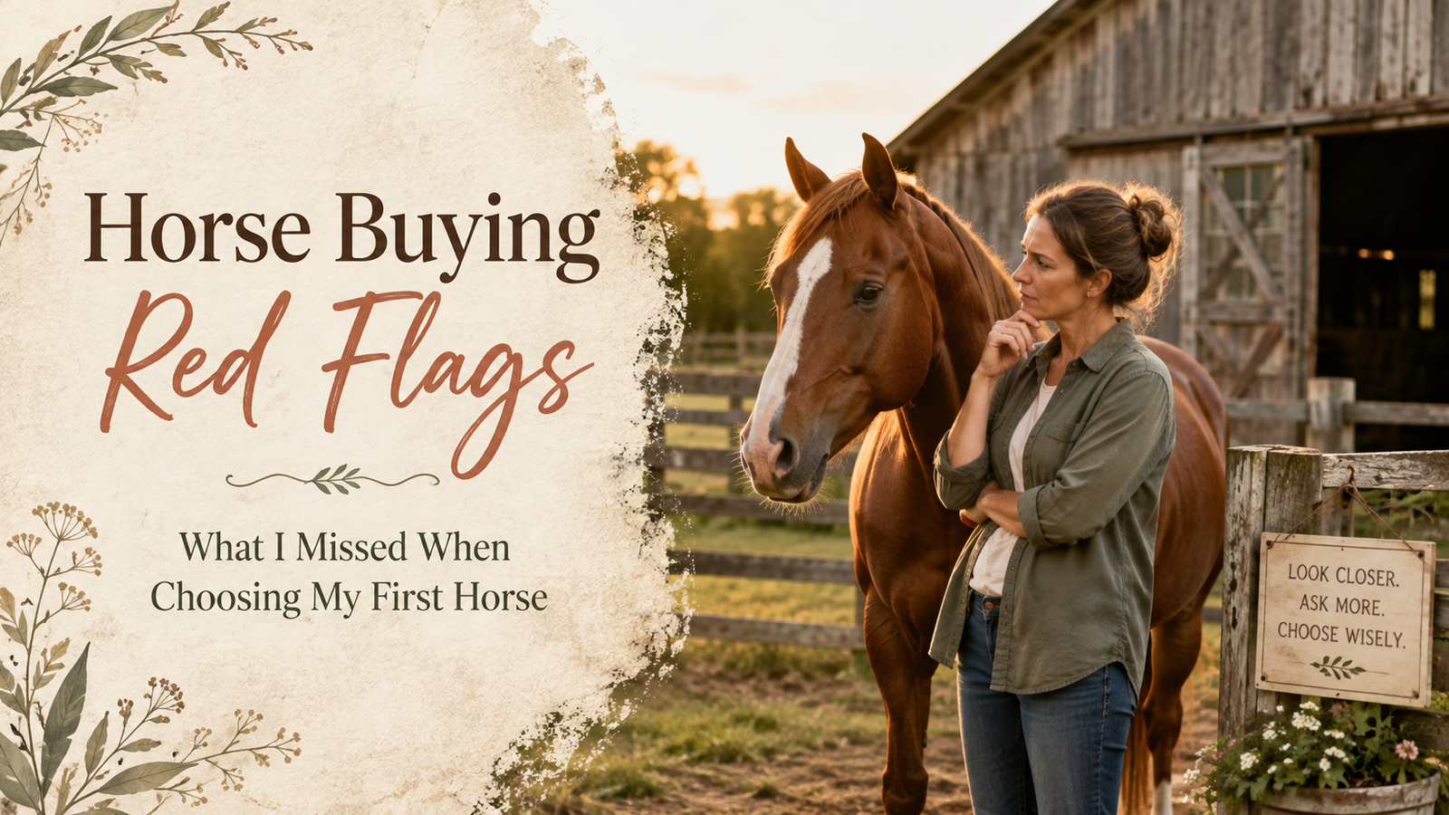 Rescue Horse Red Flags: What I Missed When Choosing My First Horse
