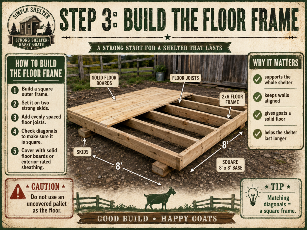 Step 3 a frame shelter