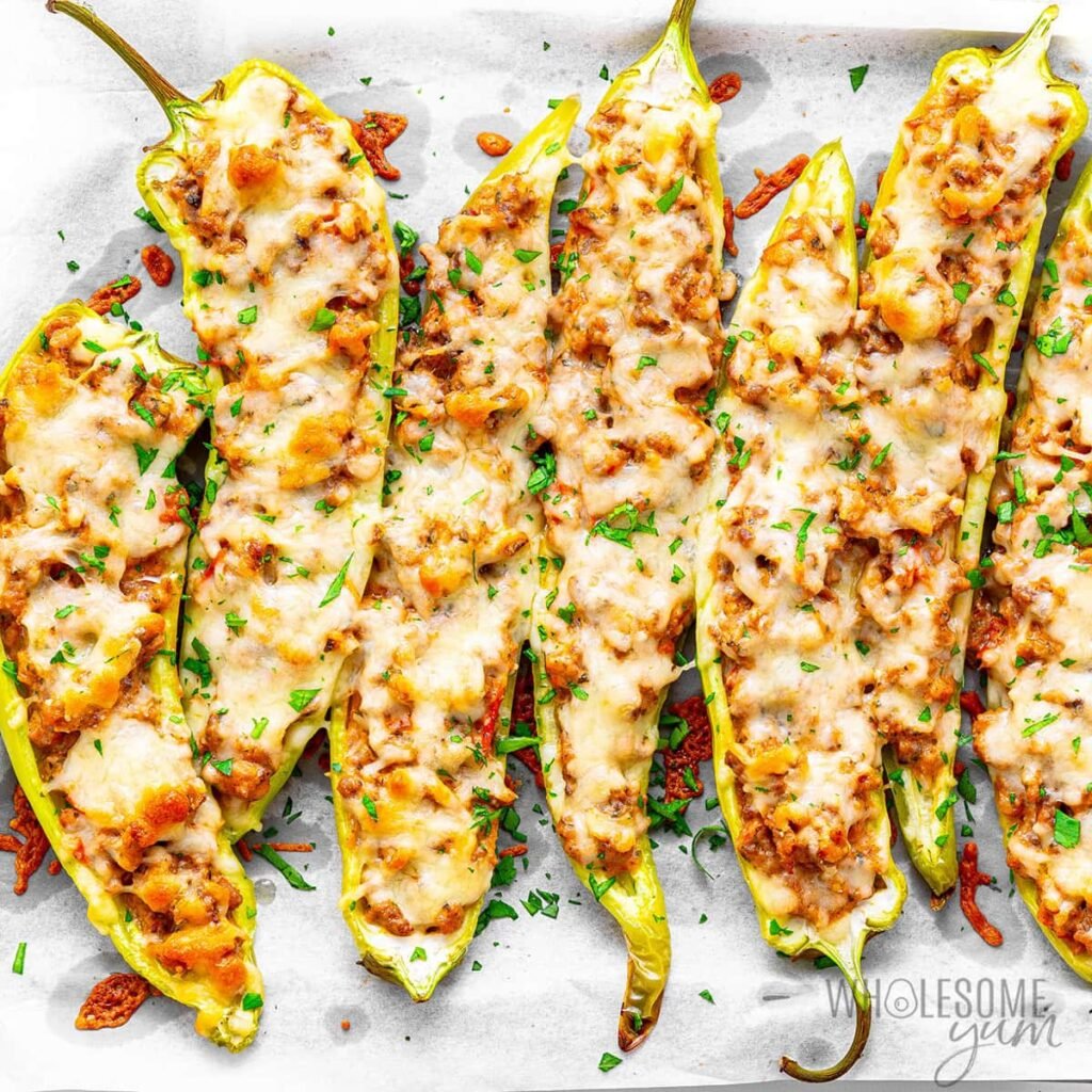 Wholesomeyum Stuffed Banana Peppers