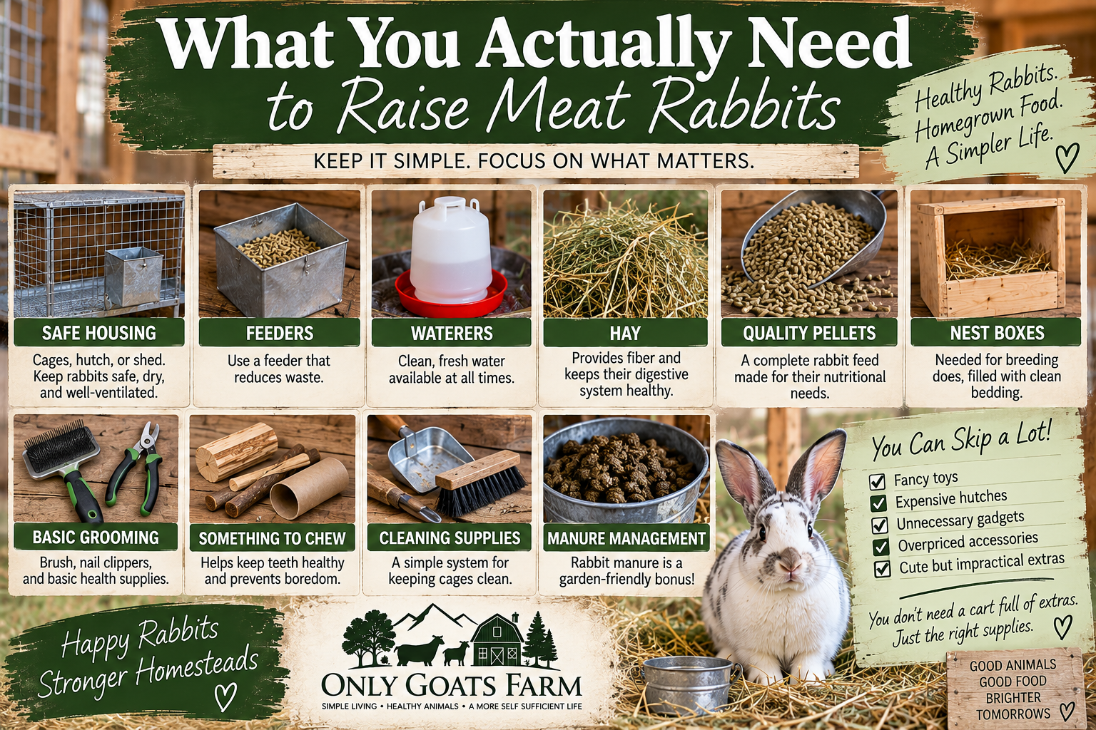 Meat rabbits for beginners homestead guide
