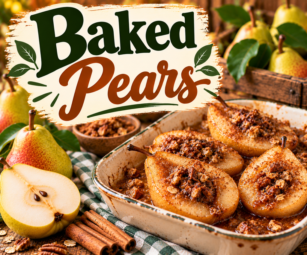 Baked pears