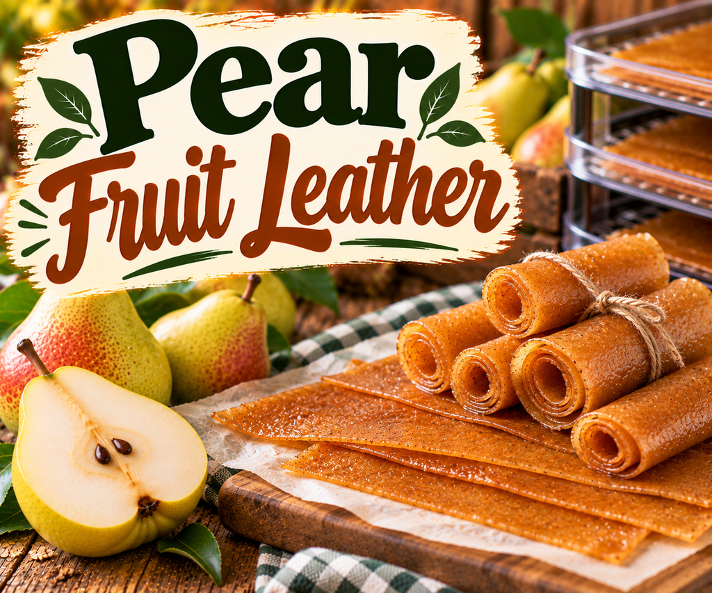 Pear fruit leather