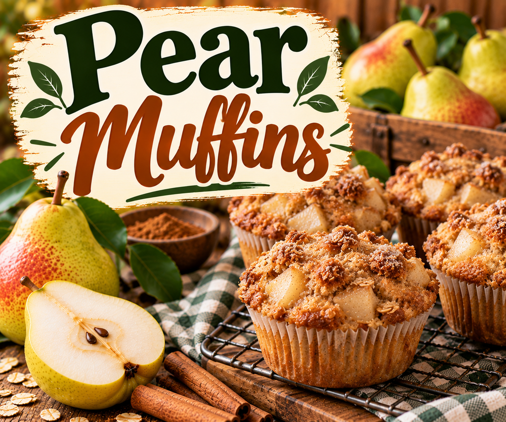 Pear muffins