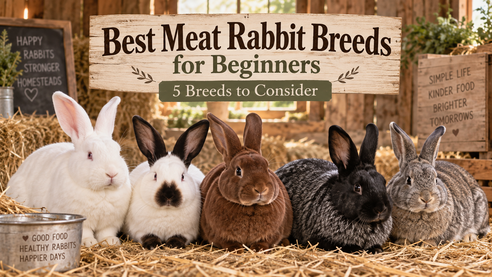 Rabbit breeds for beginners