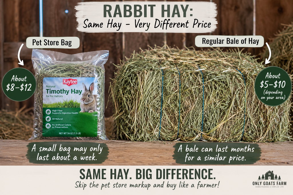 Rabbit hay comparision