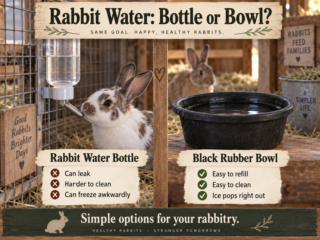 Rabbit water ideas