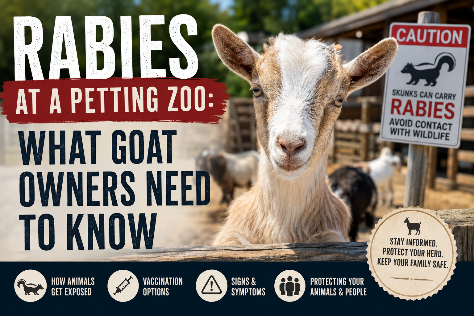 Rabies at a petting zoo