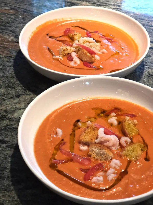 Served two bowls scaled